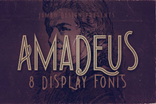 Amadeus: A Vintage Display Font for Small Business Branding
