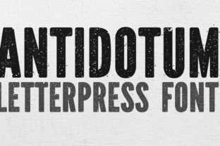 Antidotum: Bold Display Font