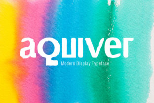 Aquiver: A Versatile Display Font for Modern Branding