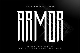 Armor Font: Bold Display for Crafters