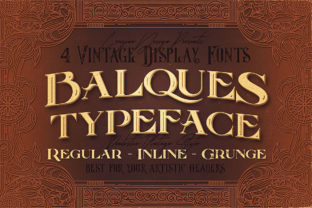 Balques Font: Vintage Display Style