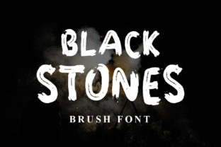 Black Stones Font: Bold Typography for Handmade Brands