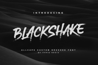 BlackShake Font for Creative Projects