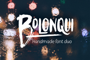 Bolonqui Duo Font for Creative Makers
