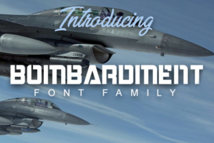 Bombardment: A Bold Display Font