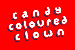 Candy Coloured Clown Font