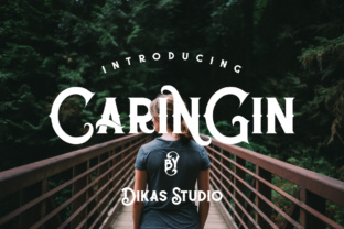 Caringin Font for Vintage Creations