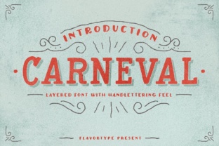 Carneval Font: Whimsical Display Type