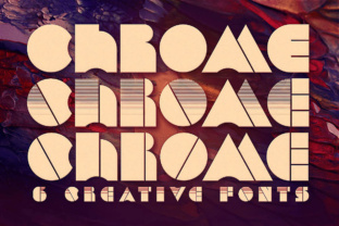 Chrome: A Retro-Futuristic Display Font