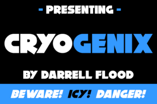 Cryogenix: A Bold Font for Modern Design
