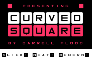 Curved Square Font Review