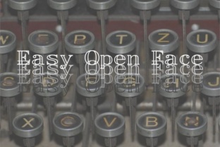 Easy Open Face Font
