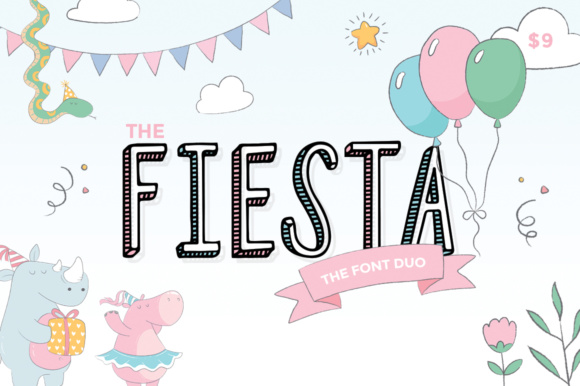Fiesta Duo Font for Creative Projects