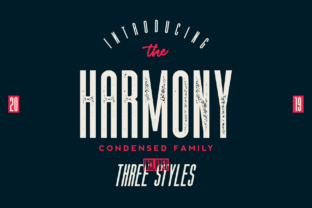 Harmony Family Font for Creative Projects