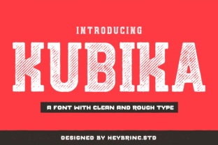 Kubika: A Bold Display Font for Creative Projects