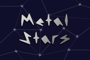 Metal Stars Font for Web Design