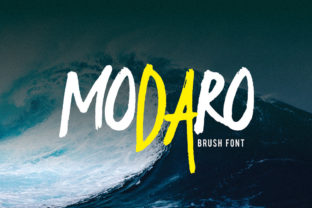 Modaro: The Hand-Drawn Brush Font for Bold Campaigns