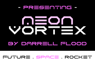 Neon Vortex: A Modern Display Font for Futuristic Campaigns