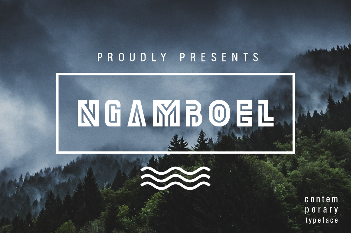 Ngamboel: A Font for Bold Branding