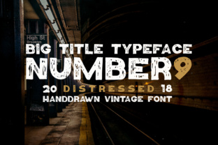 Number9 Font for Bold Design
