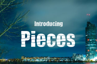 Pieces: A Pixel Display Font for Modern Makers