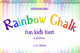 Rainbow Chalk: A Playful Serif Font for Makers