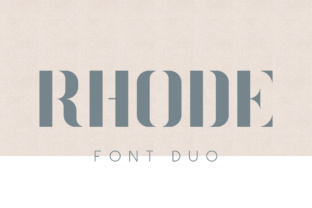 Rhode: A Display Font for Bold Design