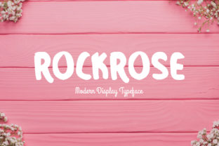 Rockrose: A Bold Display Font for Modern Branding