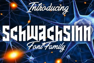 Schwachsinn Font: Gothic Style for Bold Designs