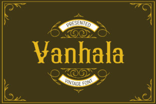 Vanhala: A Vintage Display Font for Memorable Branding