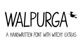 Walpurga: A Witchy Font for Creative Businesses