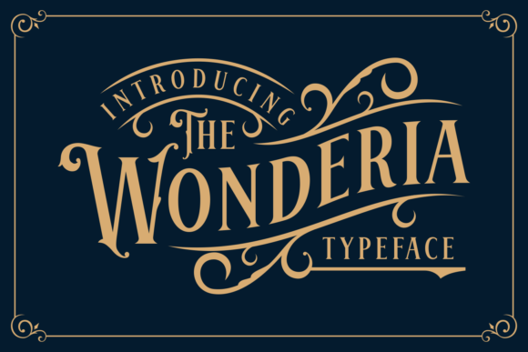 Wonderia: A Whimsical Font for Business Branding